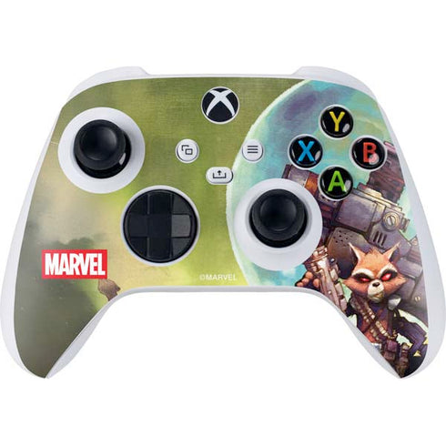 Marvel Rocket Raccoon Armored Arsenal Xbox Series S Controller Skin